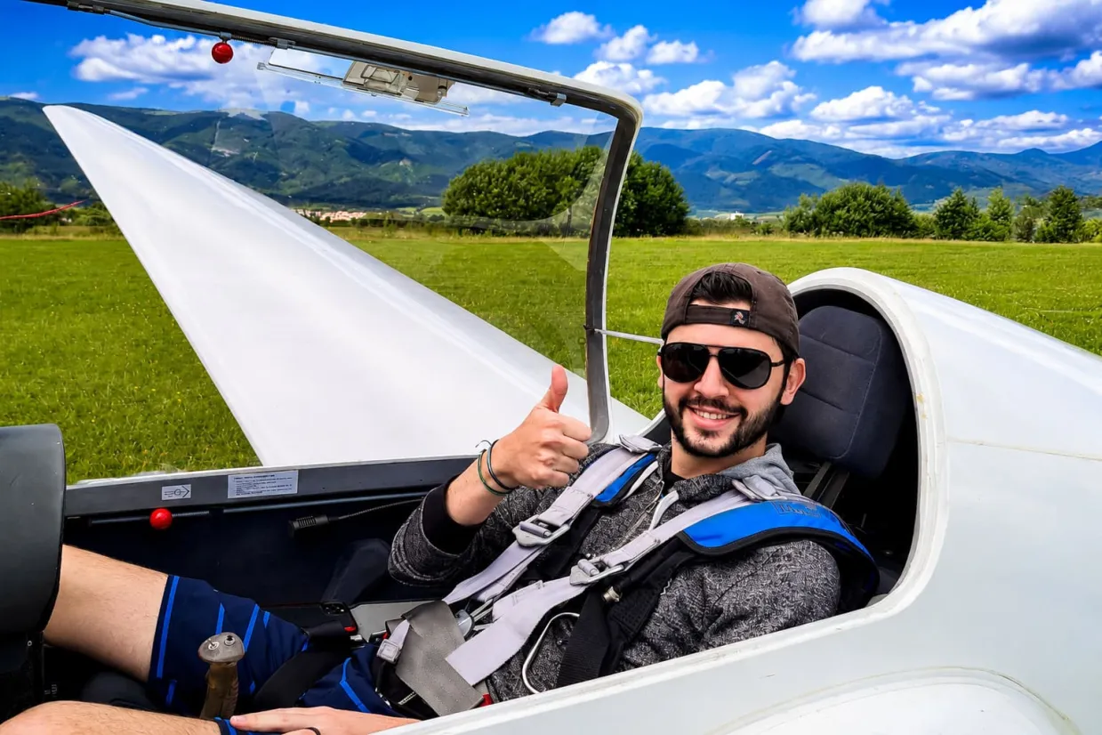 Zážitkový let vetroňom Martin-2