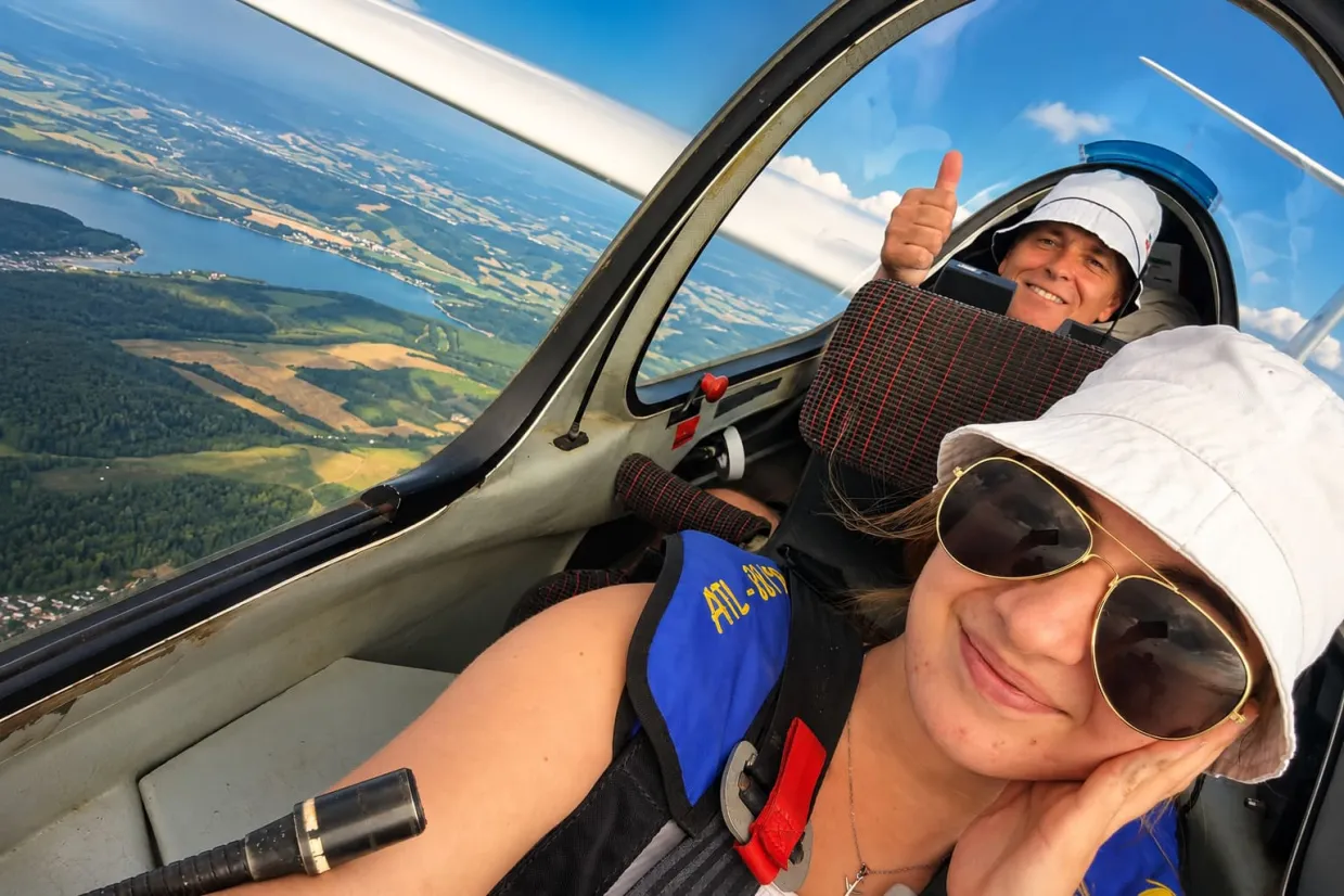 Pilotom vetroňa na skúšku Prešov-5