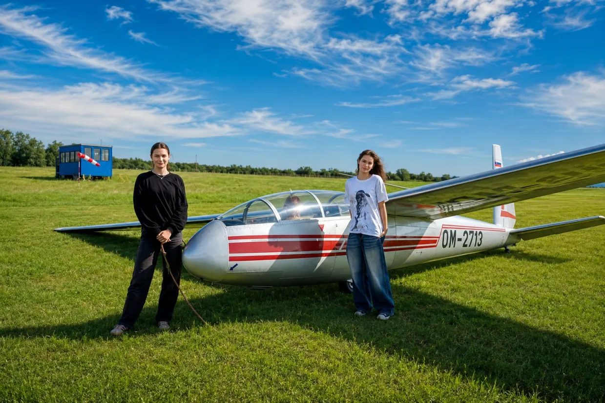Pilotom vetroňa na skúšku Prešov-15