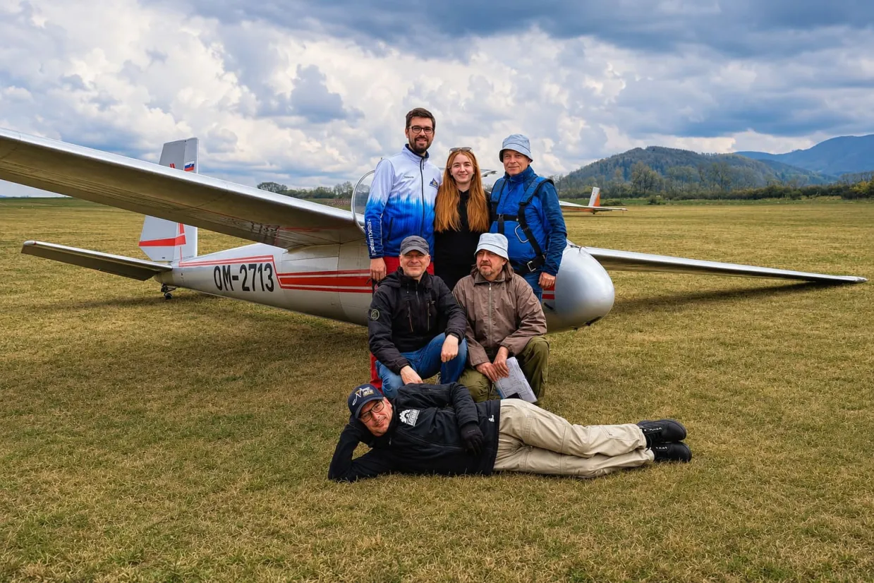 Pilotom vetroňa na skúšku Prešov-4