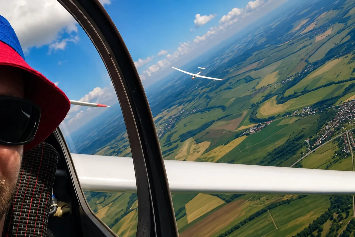 Pilotom vetroňa na skúšku Prešov-14