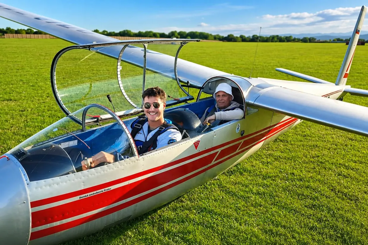 Pilotom vetroňa na skúšku Prešov-0