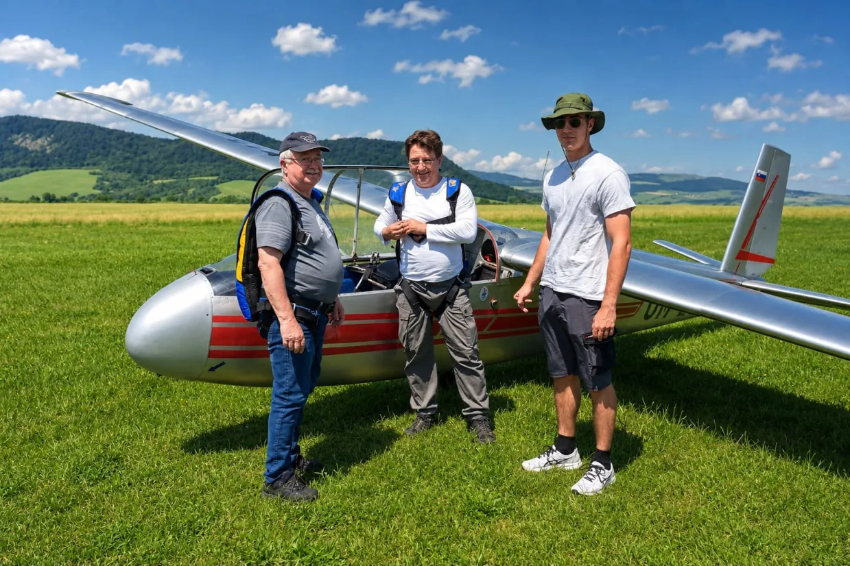 Pilotom vetroňa na skúšku Prešov-13