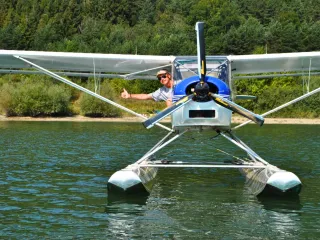 Pilotom hydroplánu na skúšku