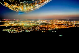 Nočný zážitkový let lietadlom