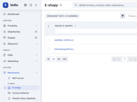 All your eshops in one administration