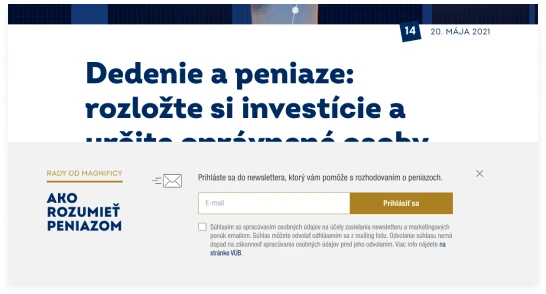 Link to mailchimp