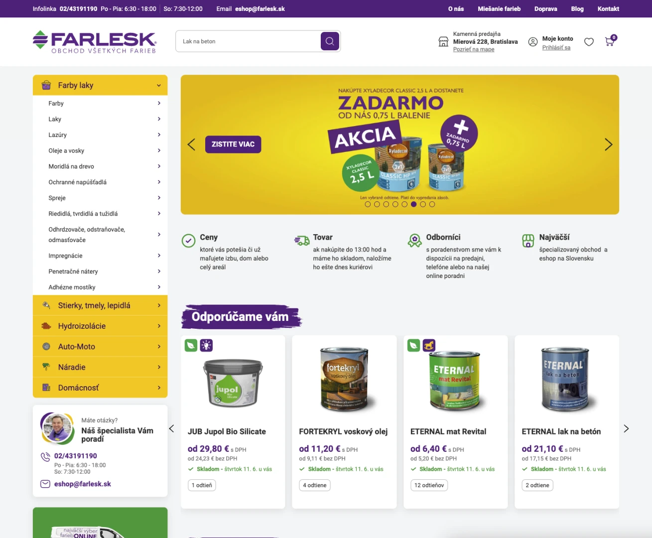 B2B and B2C e-shop, website - everything on one platform