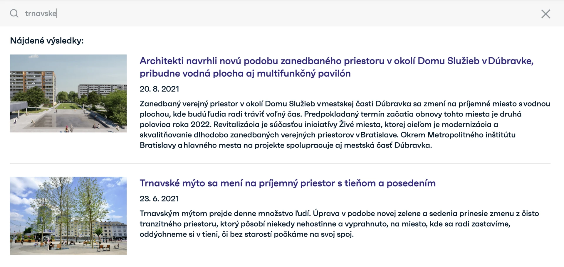 Vyhľadávanie a automatické dopĺňanie