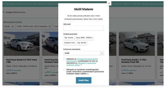 Notifications by email